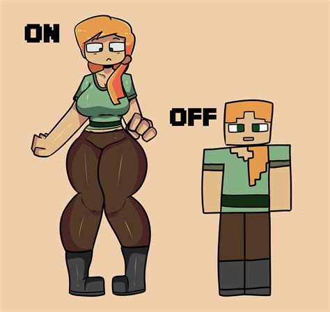 Thicc Alex from Minecraft by SinkCandyCentral on DeviantArt